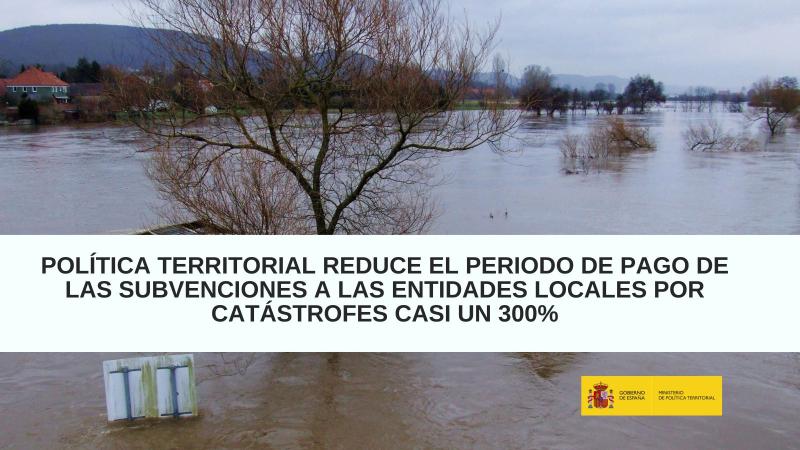 El Gobierno agiliza el pago de ayudas por valor de 455.000 euros a entidades locales de Aragón afectadas por catástrofes