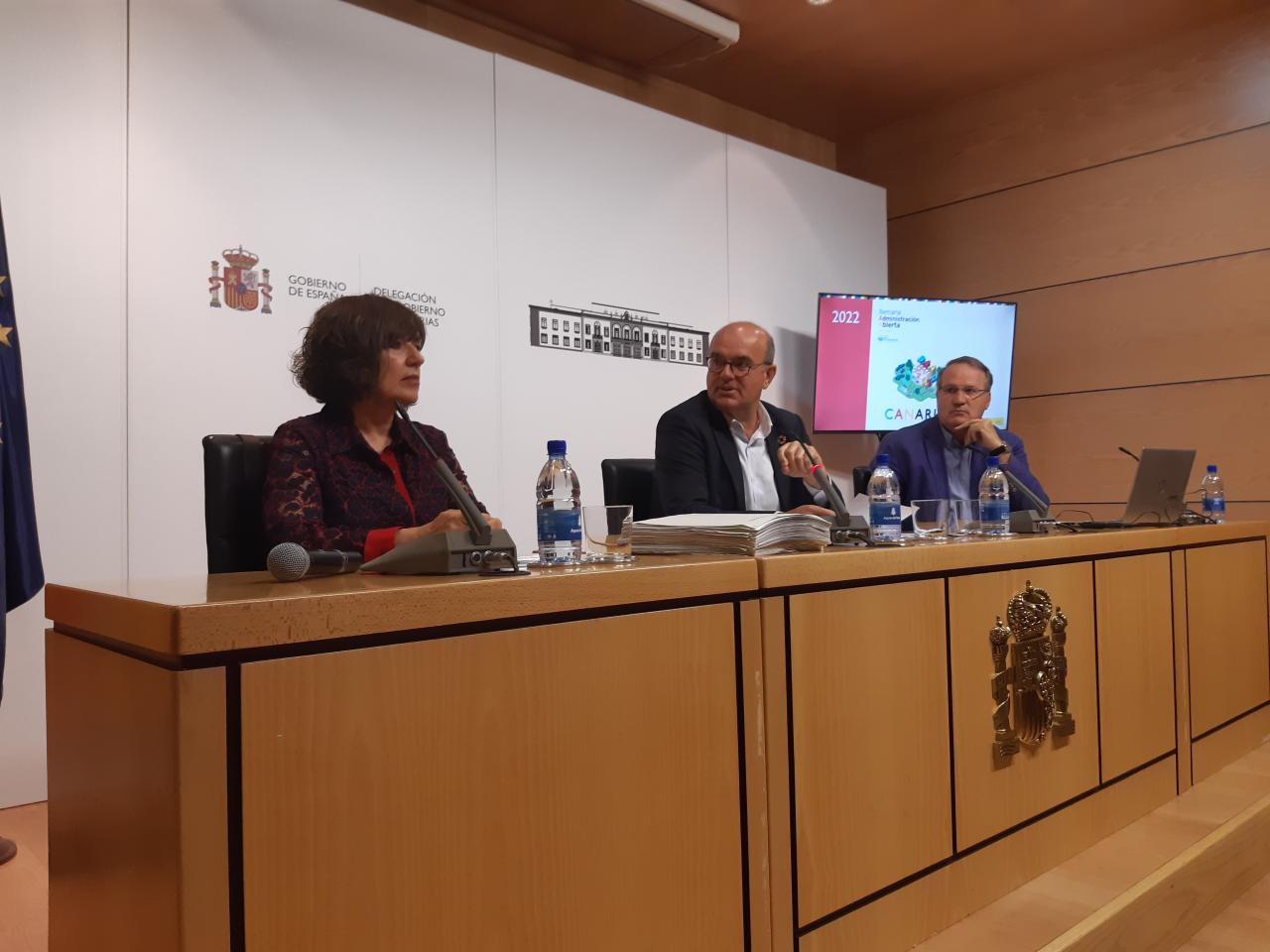Anselmo Pestana inaugura la Semana de la Administración Abierta en la Delegación del Gobierno en Canarias