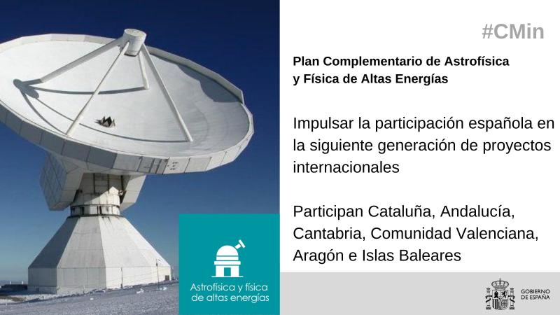 El Gobierno destina cerca de medio millón de euros a Cantabria para el desarrollo de Planes Complementarios de investigación