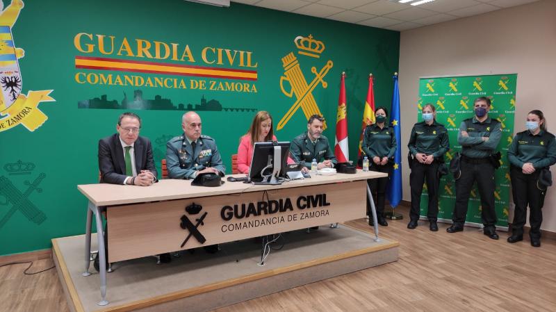 Presentación de los equipos VIOGÉN de la Guardia Civil para luchar contra la violencia de género en las nueve provincias de la comunidad autónoma. 