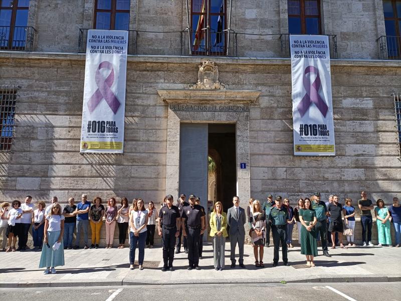 La Delegación del Gobierno condena el último asesinato por violencia machista en la C.Valenciana