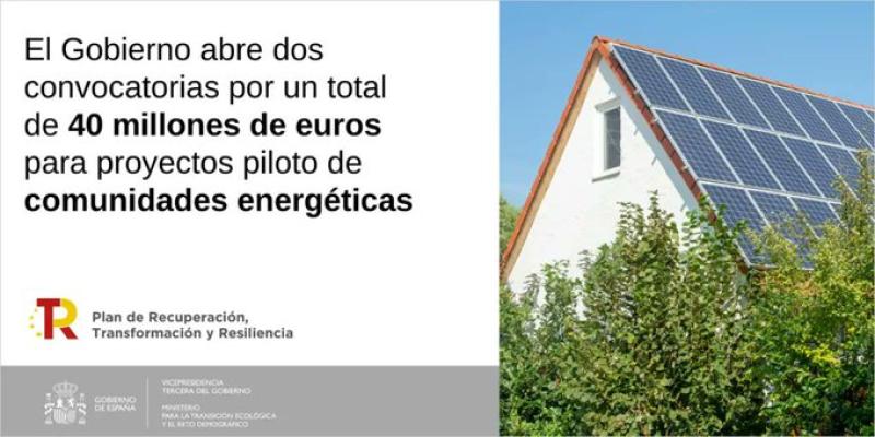 José Miñones anuncia los primeros 40 millones de euros para impulsar proyectos asociativos de autoconsumo eléctrico y térmico con energías renovables