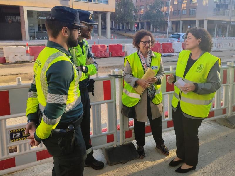María Rivas llama en Oleiros a extremar la precaución al volante en zonas de obras, en las que Tráfico extremará la vigilancia en las vías interurbanas a lo largo de esta semana 
