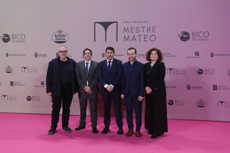 Pedro Blanco y María Rivas muestran el compromiso del Gobierno con el audiovisual gallego desde los Premios Mestre Mateo